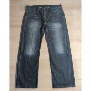 Levis 569 Jeans Mens 38x32 Blue Loose Straight Medium Wash Denim 5 Pocket Casual